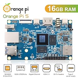 Orange Pi 5 16GB Rockchip RK3588S 8-Core 64 Bit