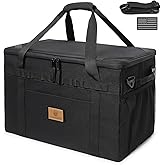 Lemubeane Tactical Camping Storage Bag Utility Tote Bag Camping Kitchen Organizer with Axe Holder & Shoulder Strap