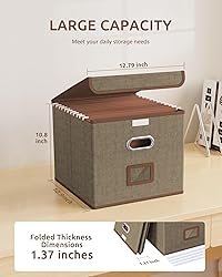 Oterri File Organizer Box,File Box,Small File