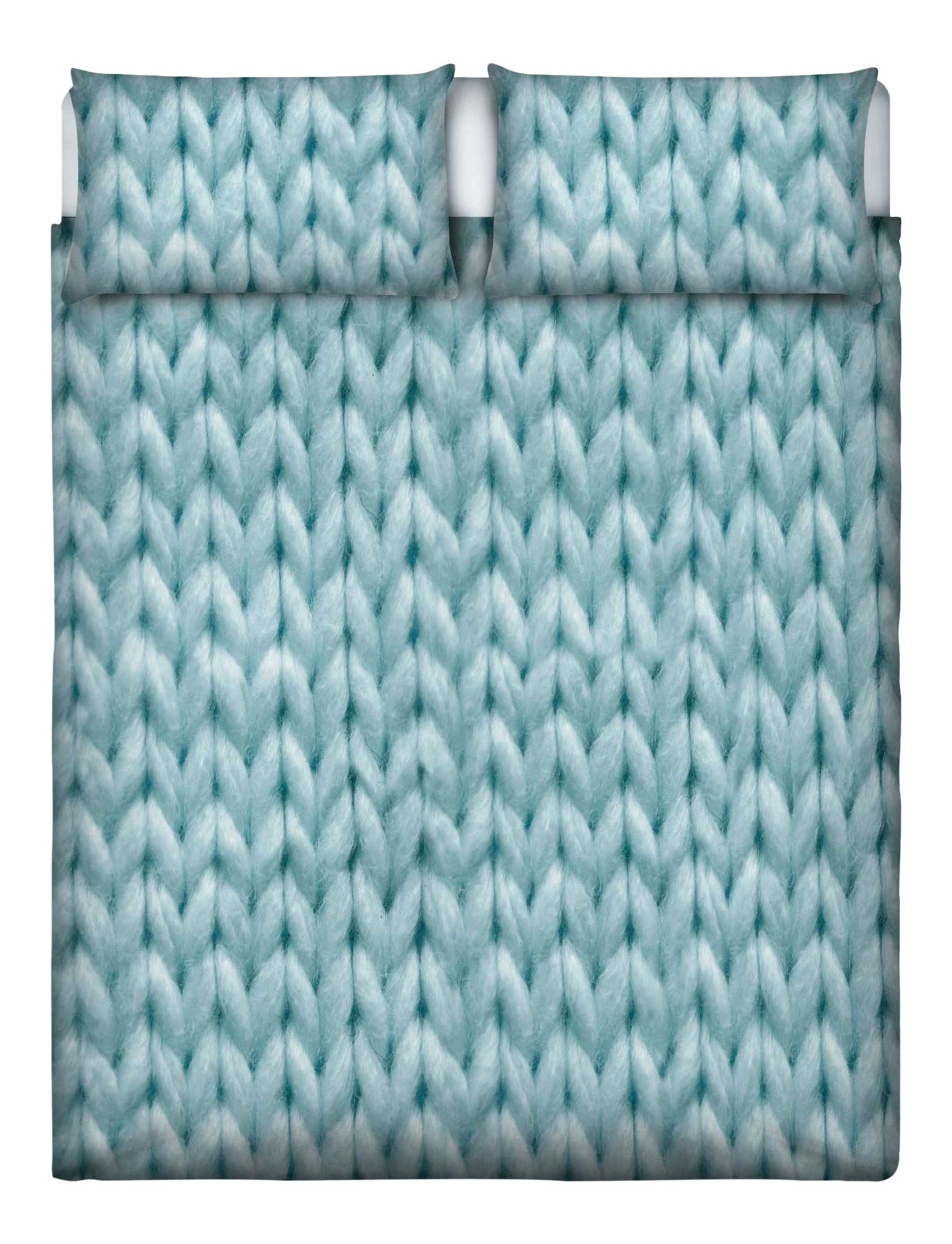 Italian 8058575011020 Bed Linen Bed Set with Digital Print Full coverage on the Bottom Sheet and Pillowcase-Sec - 28 (multicolor), 100% Cotton Double Bed 255 x 300 x 1 cm