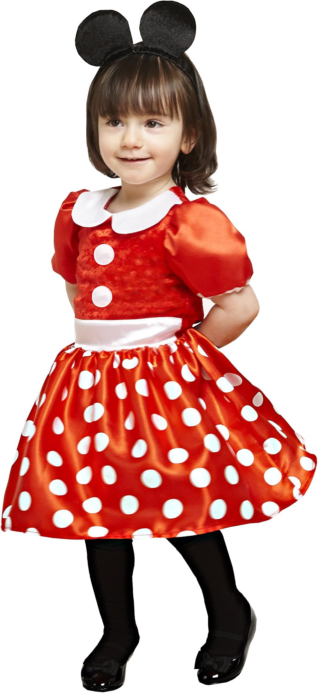 Travis Dcmin DRRG18 Children Minnie Mouse Costume, Red, 86/92 cm