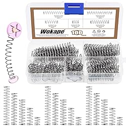 Wokape 100Pcs Compression Springs Assortment Kit, 5