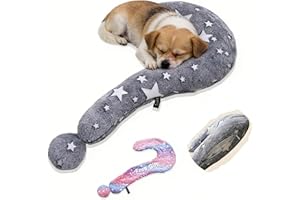 CHULPET Dog Pillows, 2pcs Pillowcase, Washable Dog Claming Pillow, Side Zip with Replaceable Pillowcase, Glow in The Dark Cat