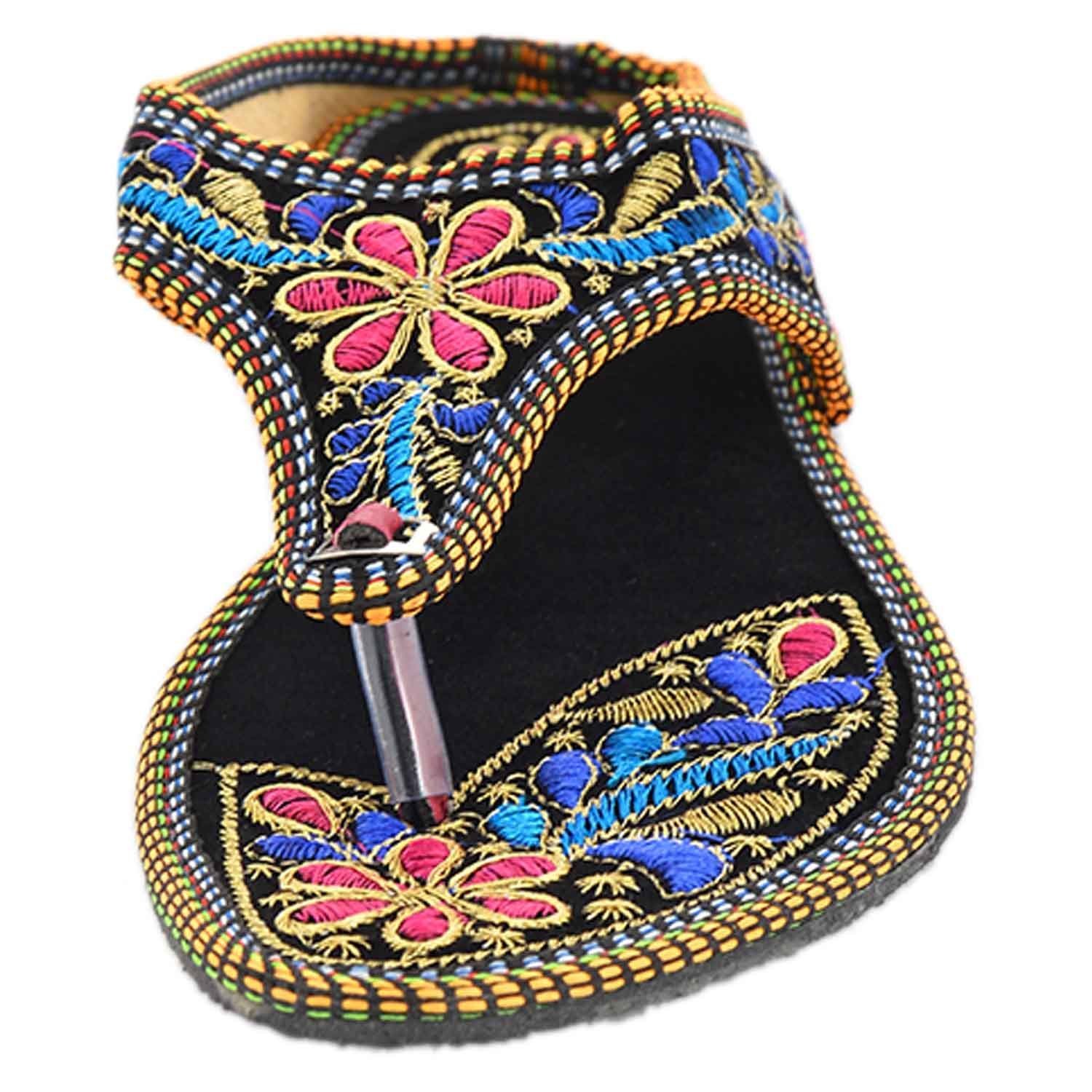 thari choice women's velvet chappal slipper