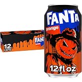 Fanta Orange Soda Fruit Flavored Soft Drink, 12 fl oz, 12 Pack | Caffeine-free, naturally flavored, packaging may vary