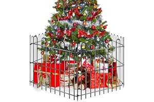 CHTSJQW 25 Panels Decorative Garden Fence, 50ft X 32in Rustproof Metal Animal Barrier Fence, No Dig Fence Garden Fence, Arched Flower Bed Edging Ornamental Wire Border Fencing for Outdoor Yard, Patio Decor