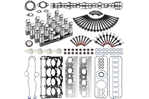 GDUKOP Upgrade Non MDS 5.7 HEMI Lifters Camshaft Kit with Head Gasket Water Plug Set Compatible with Dodge Ram 1500 2009-2016 Replace# HS26423PT 53022263AF 53021720AB ES72200