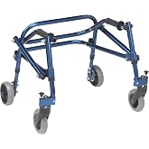 Inspired by Drive KA1200-2GKB Nimbo Posterior Walker, Knight Blue | Pediatric Posterior Walker Offers Lightweight, Adjustable Support to Help Children Build Walking Confidence