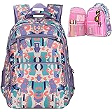 Sarhlio Kids Backpack 15" for Boys and Girls The Right Size Light Weight 600 Denier Polyester Water Resistant School Backpack