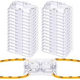 16 Set Ant Bait Stations Refillable, Indoor &amp; Outdoor, Standard Size, Clear | Empty Ant Bait Trays, Reusable Carpenter Ant Bait Holder for Liquid, Granular, Gel Bait, Bait Not Included