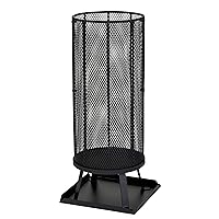  Gartenkamin schwarz XXL Garden Oven 