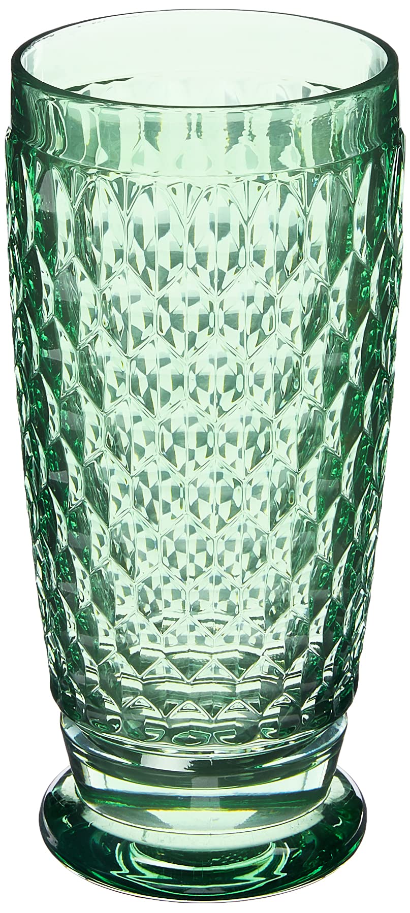 Villeroy & Boch Boston Green Crystal Highball Glasses, Set of 4