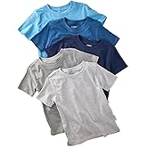 Butterblu Taylor 5-Pack Short Sleeve T-Shirts 100% Organic Cotton for Boys & Girls
