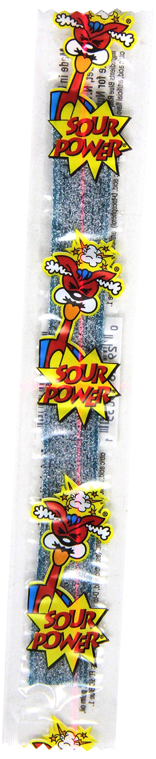 Sour Power Blue Raspberry Individually Wrapped Belts (Pack of 1... Free