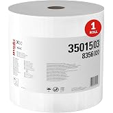 WypAll GeneralClean X50 Cleaning Cloths, Jumbo Roll, 1100 Towels (35015) | White Towels, Light-Weight, Engineered to Clean Dirt and Sticky Messes