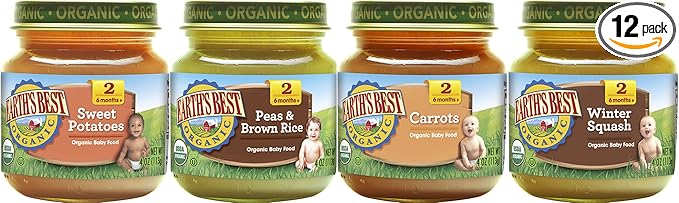earth's best baby food jars