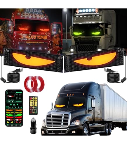 ARVALOLET Devil Eyes Auto Licht - USB LED Dekolicht Für Windschutzscheibe