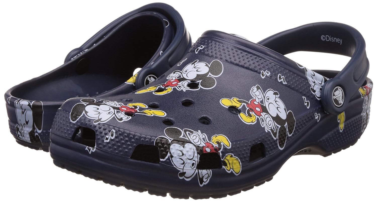 crocs unisex classic mickey clogs and mules