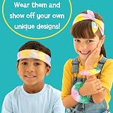 Galt Tie Dye Kit Craft Kit for Kids Ages 5+ Hair Accessories view 3