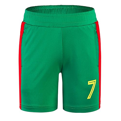 Cnins Girls Soccer Training Jerseys for Kids Portugal Shirt Soccer for Boys  Football Outfits (PT,2T)