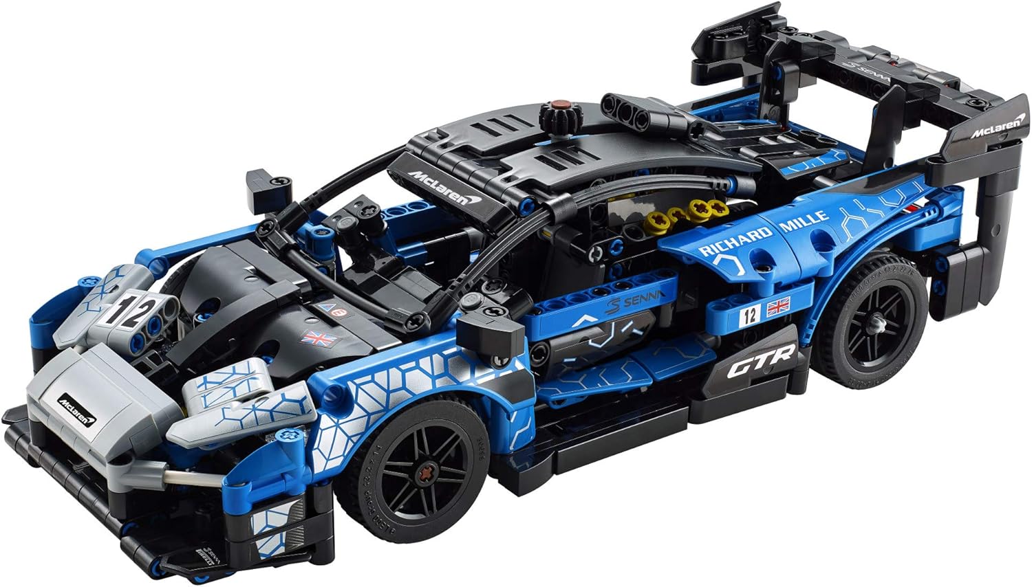LEGO Technic McLaren Senna GTR 42123 Toy Car Model Building Kit; Build and Display an Authentic McLaren Supercar, New 2021 (830 Pieces): Toys & Games