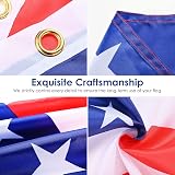 AhfuLife USA Flag 5ft x 3ft Double Sided with Brass Eyelets 150x90cm view 3