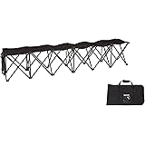 Trademark Innovations Portable 6 Seater Sports Bench Sits