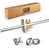 Wheel Marking Gauge Kit with 2 Extra Cutter Wheels and Screws, Small Anti Roll Brass Head, Metric Micro Adjuster Ruler, Woodworking Tools Scriber for Woodworking