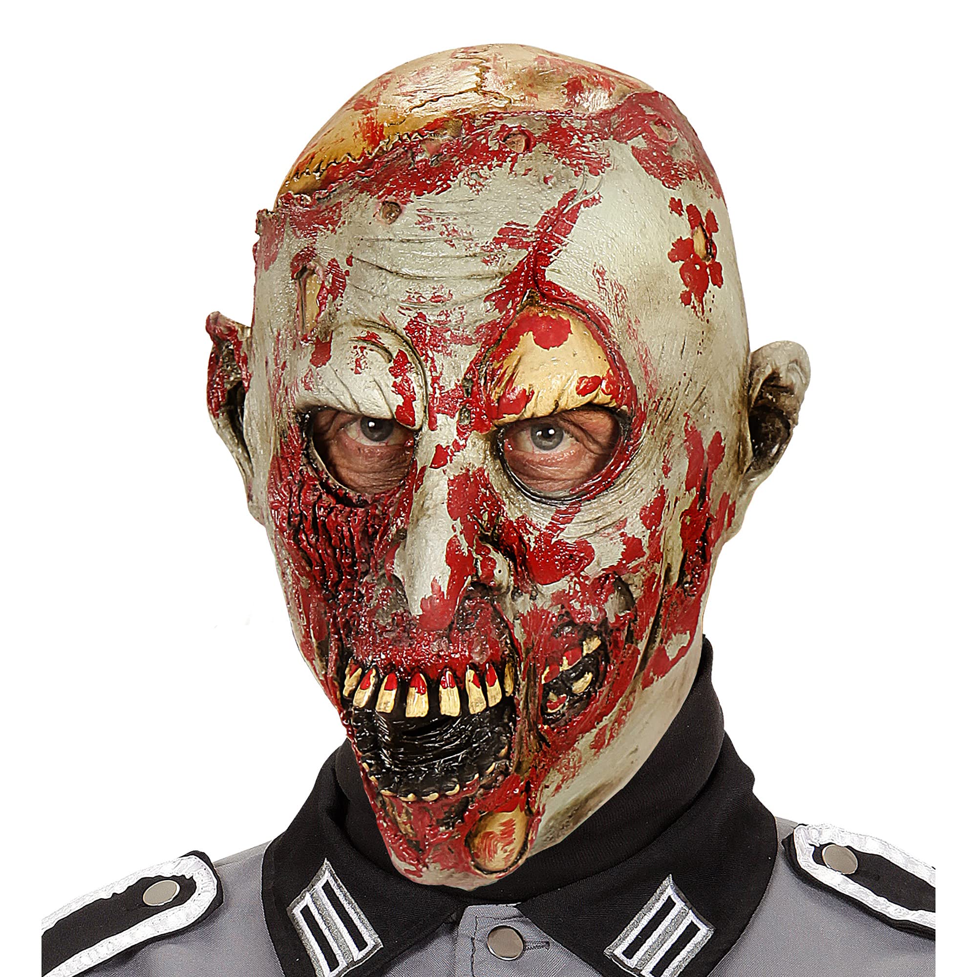 Widmann vd-wdm00505 Mask Full Head Zombie Mortale, Multicoloured, One Size