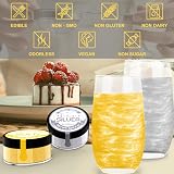Fidton Edible Glitter for Drinks Gold & Silver 5 g Each Set Sparkling view 6