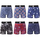 Warriors & Scholar Men’s Trunk Underwear – Moisture-wicking Trunk Boxer Briefs