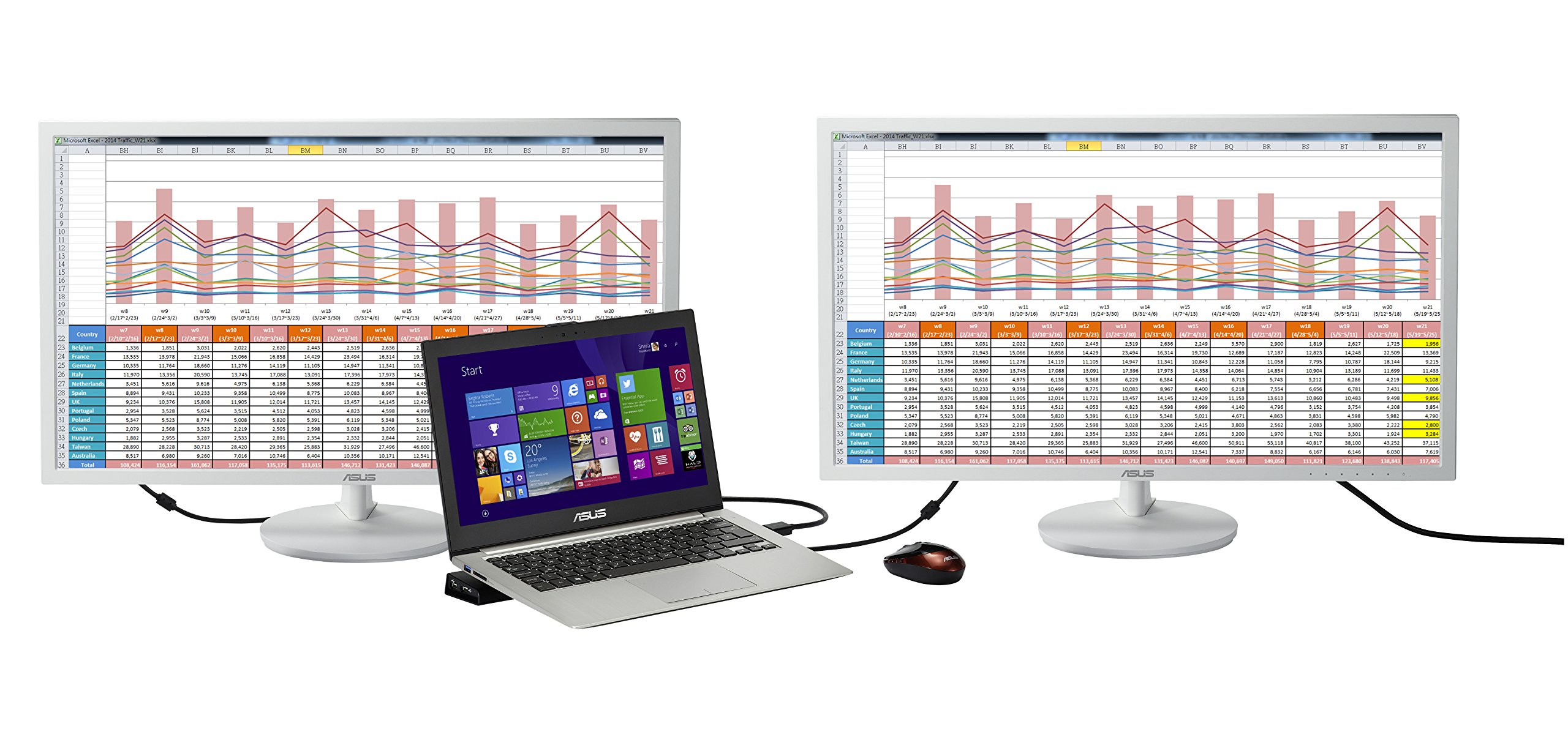 ASUS USB 3.0 Universal Laptop Docking Station (ASUS USB 3.0 Laptop