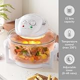Lewis's 12L Halogen Oven - Low Fat Multi-Function, Self Cleaning, 1300W view 3