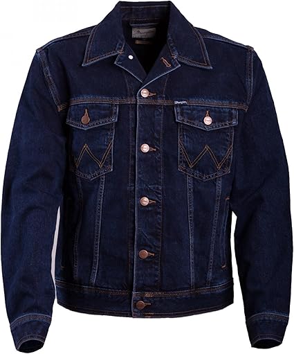 black denim jacket wrangler