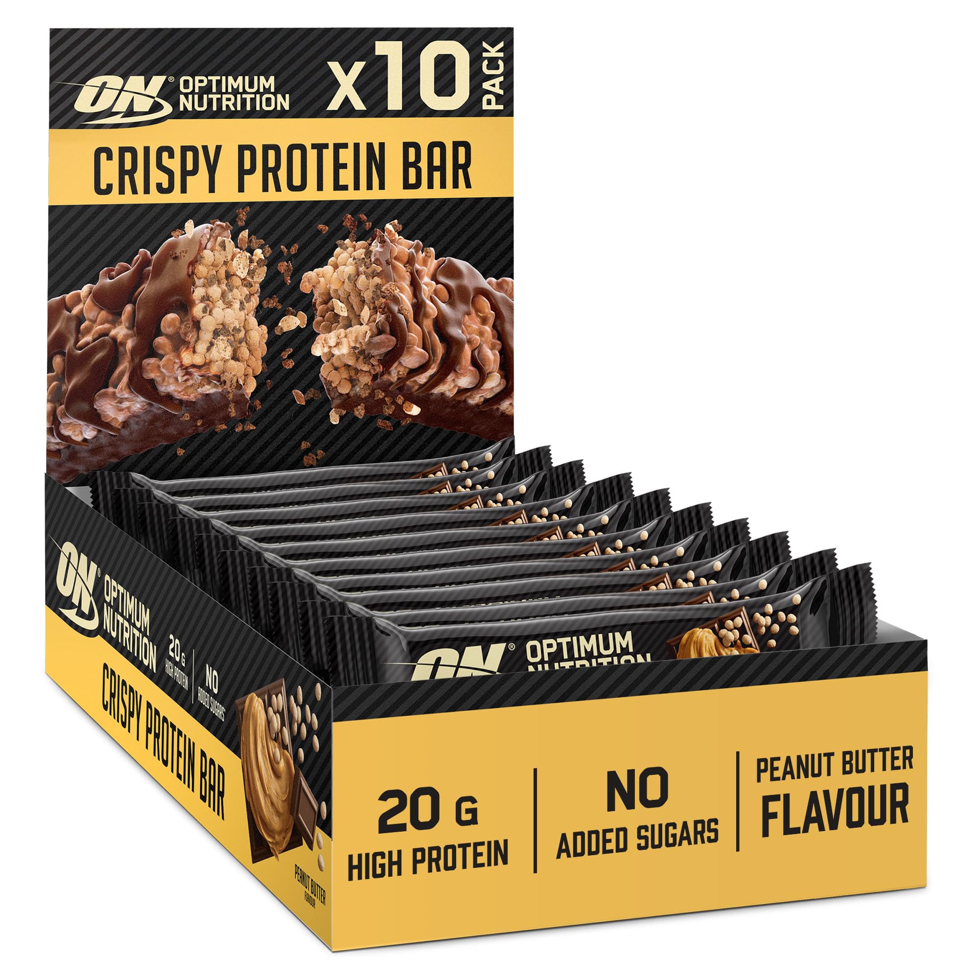 ON CRISPY BAR PEANUT BUTTER 65G REDESIGN