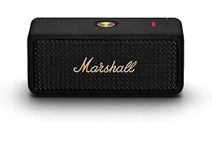 Marshall Emberton II Portable Bluetooth Speaker - Black & Brass