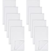 Gerber Unisex Baby Boys Girls Birdseye Flatfold Cloth Diapers Multipack White 10 Pack