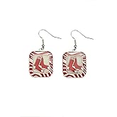 MLB Boston Red Sox Zebra Earrings