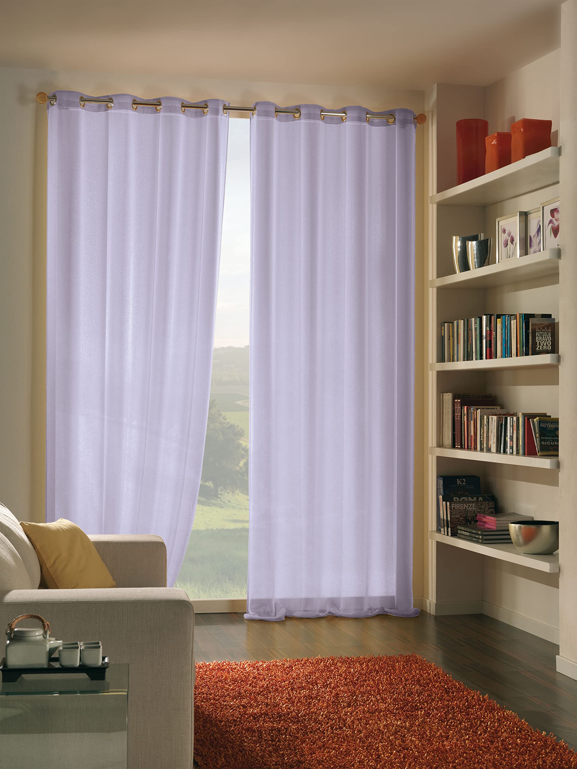 Home Collection thr114 Curtain Havana 290x140x290 cm lilac
