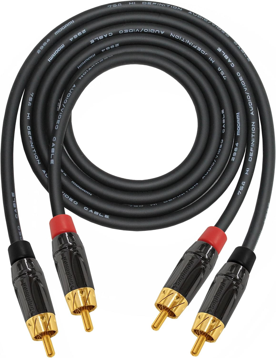 4.5 Foot HighDefinition Audio Interconnect Cable Pair