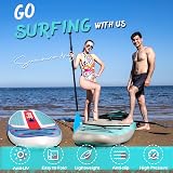 Marcello Inflatable Paddle Board 10'6 x 33 x 6 with Pump Leash Case Backpack view 2