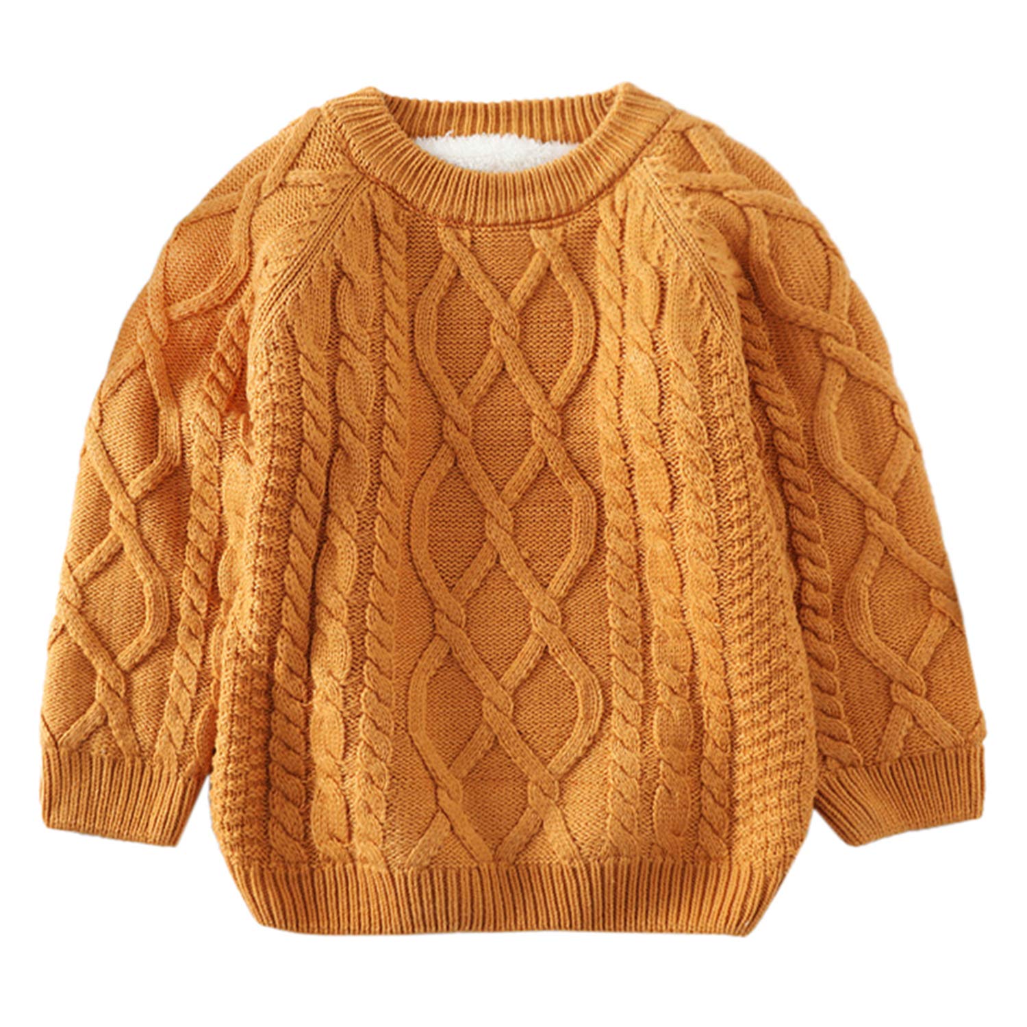 Inhzoy Kinder Rollkragen Pullover - Strickpullover Aus Baumwolle Für Jungen & Mädchen