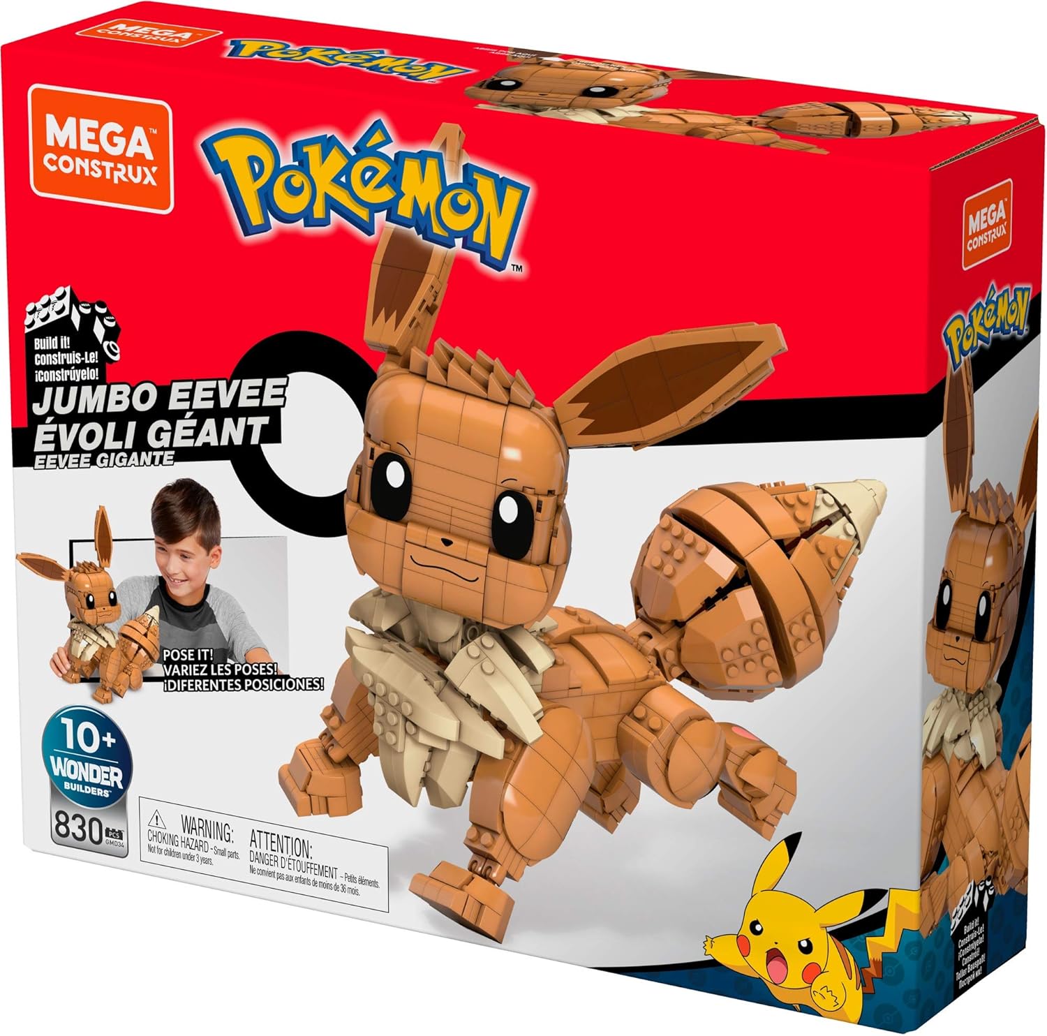 mega construx jumbo eevee