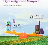 Inspireyes Rechargeable Walkie Talkies 3-Pack Kids Long Range 48hr Battery view 4