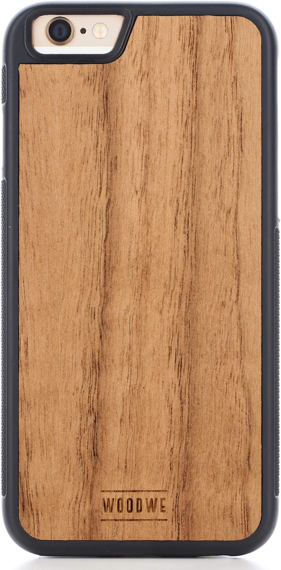 WoodWe iPhone Case Made of Natural Wood | for iPhone 7/8 Plus | Slim & Handmade Cover | Heavy Duty Protection | Walnut