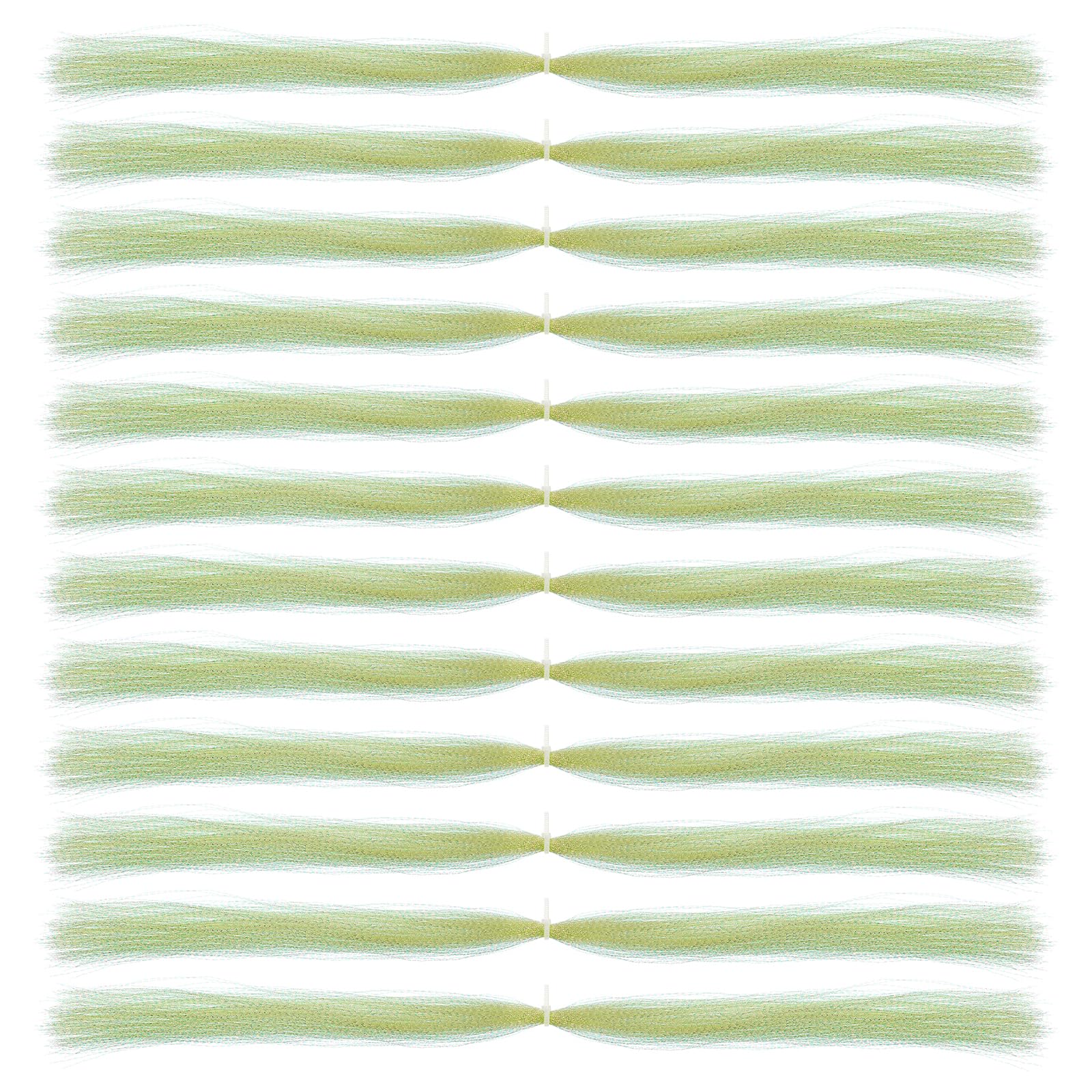 PATIKIL Crystal Flash Fly Fishing Line Fly Tying Material, 12Pcs 250 Strands Dry Flies Decorating Accessories for Making Fishing Hook Lure Flies, Gold Green