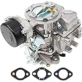 THUNDERMINGO D5TZ9510AG Carburetor for Carter YF Type 1 barrel carburetor for Ford 240 250 300 YFC1 6 Cylinder CIL Engine Carb 1975-1982 D4PZ9510AC Automatic choke Replace # RSC-300A 6307S 6054 6055