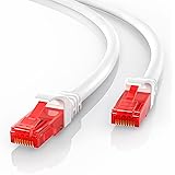 CSL - 3m - CAT.6 Ethernet Gigabit Lan network cable (RJ45) | 10/100/1000Mbit/s | Patch cable | UTP | compatible with CAT.5 / CAT.5e / CAT.7 | Switch/Router/Modem/Patch panel / Access Point / patch fields | white