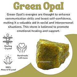 Amazing Gemstone Green Opal Raw Crystals and