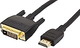 AmazonBasics DVI to HDMI Adapter Cable (Latest Standard) - 0.9/1.8/3/4.6/7.6 m